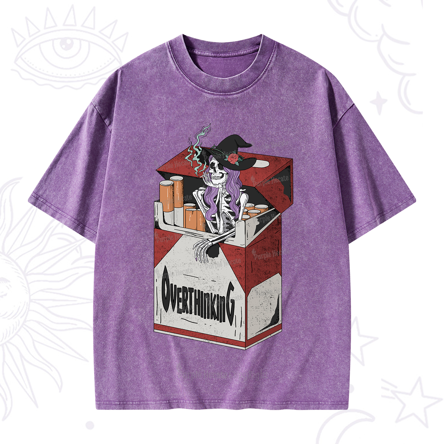 Purplehecate Overthinking Washed T-Shirt