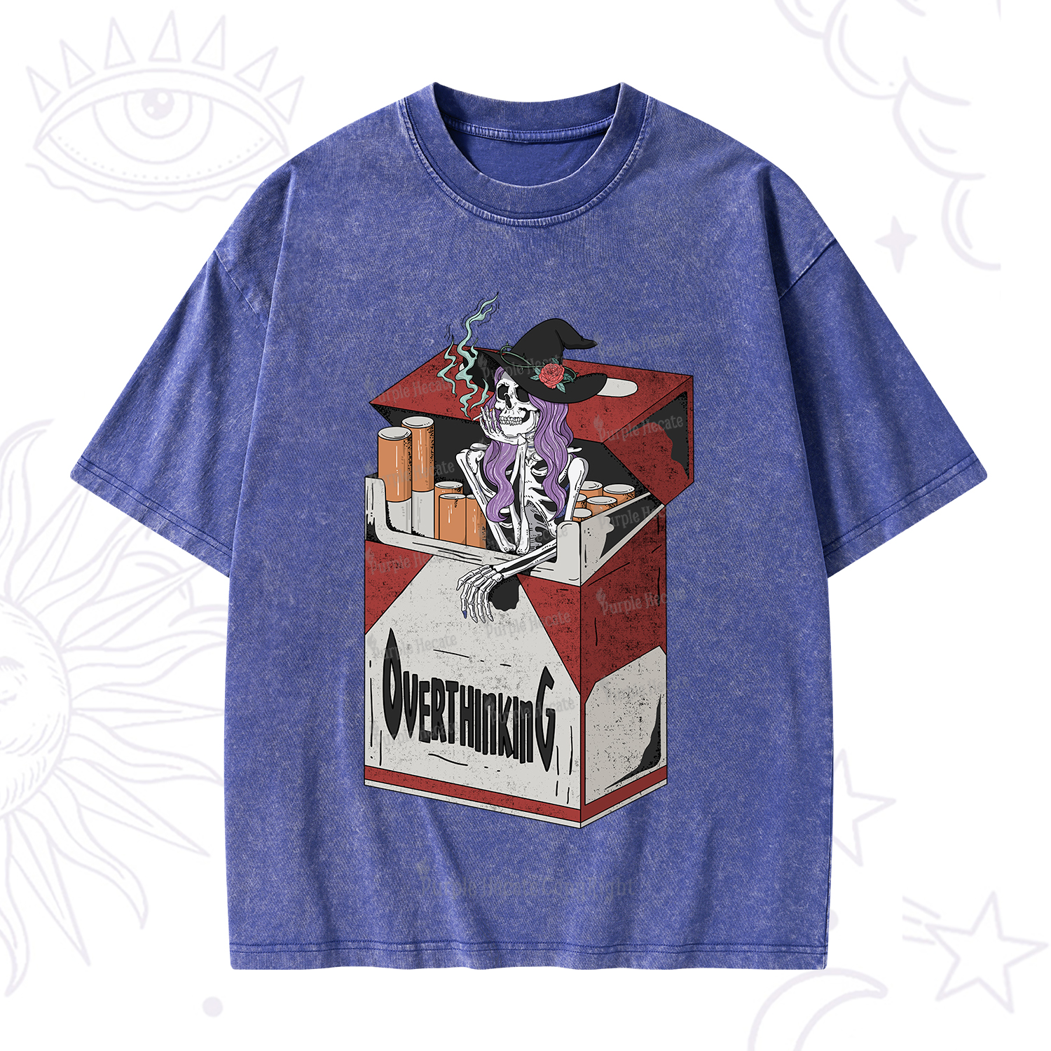 Purplehecate Overthinking Washed T-Shirt