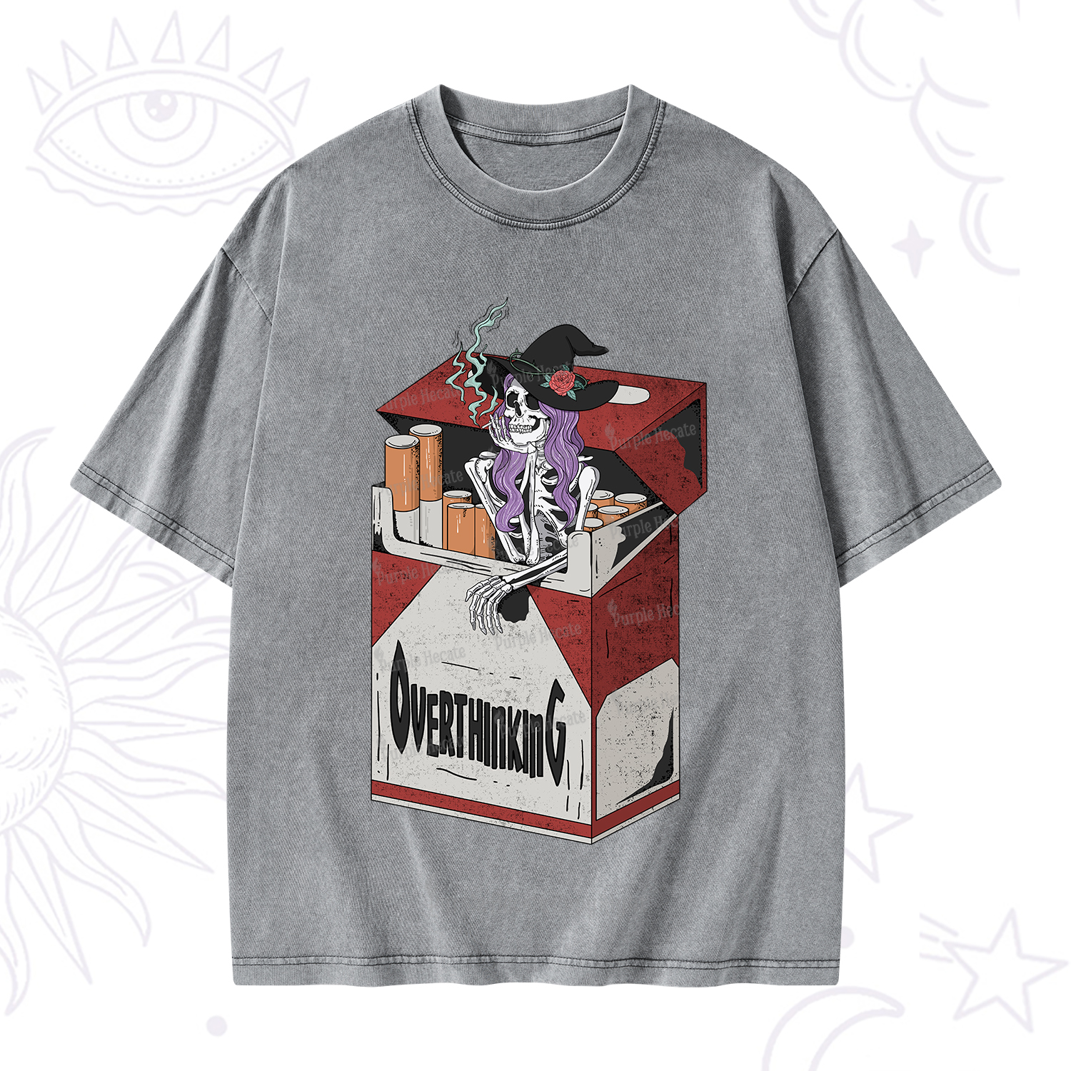 Purplehecate Overthinking Washed T-Shirt