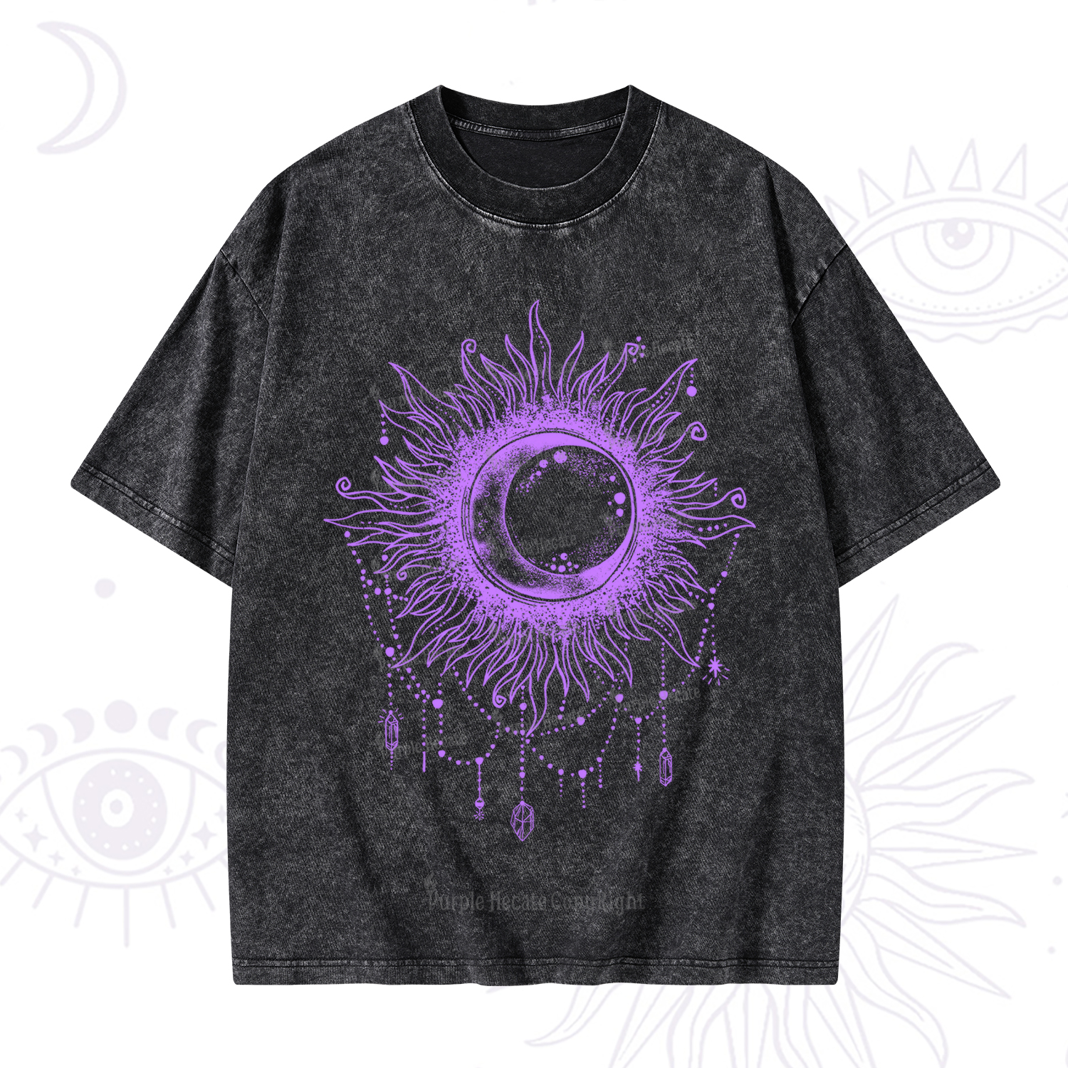 Purplehecate Starry Eye Washed T-Shirt