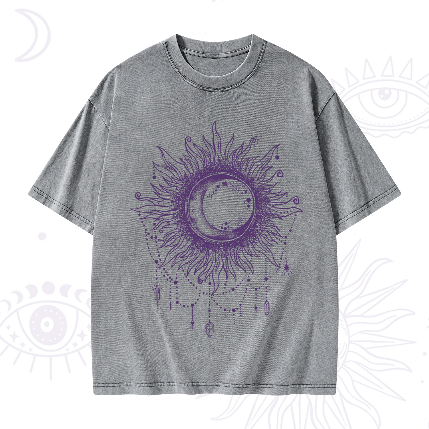 Purplehecate Starry Eye Washed T-Shirt