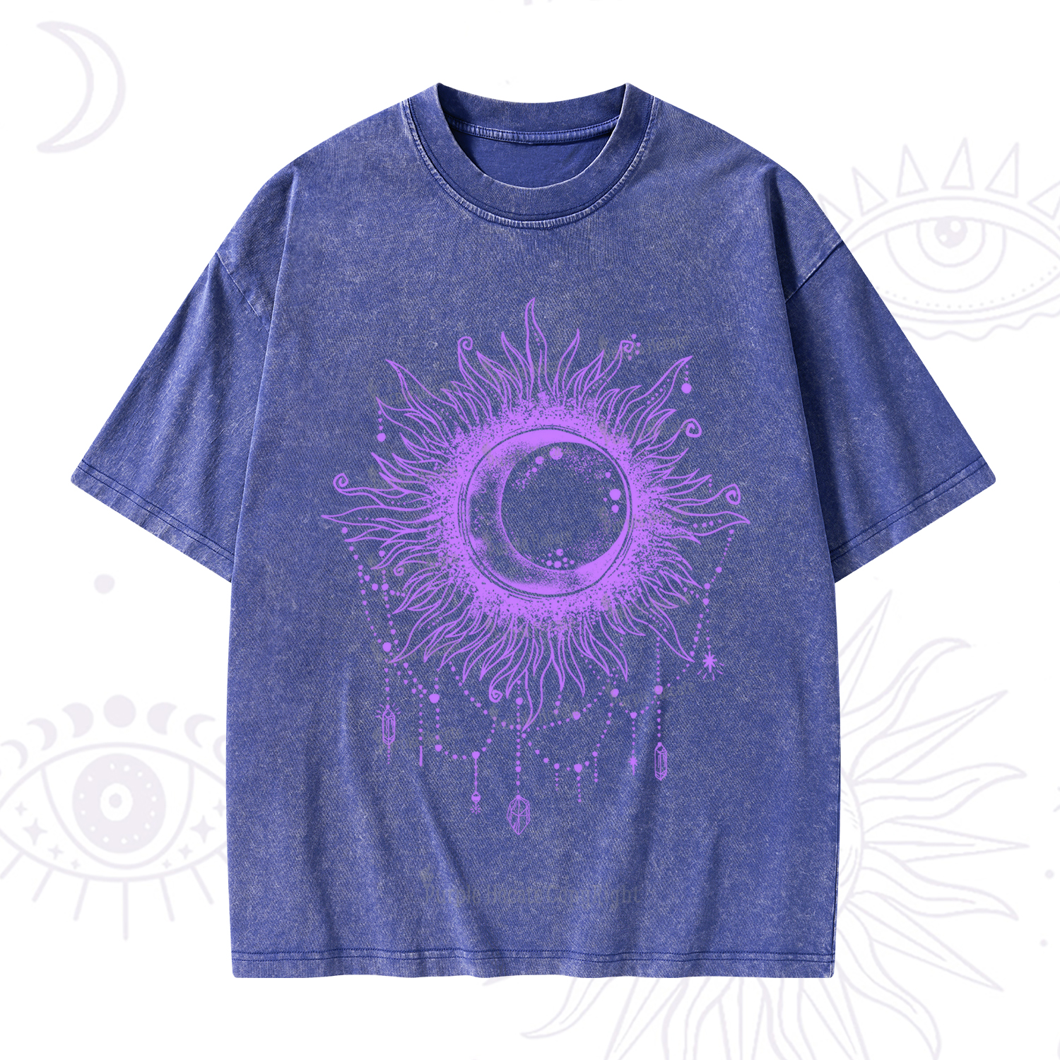 Purplehecate Starry Eye Washed T-Shirt