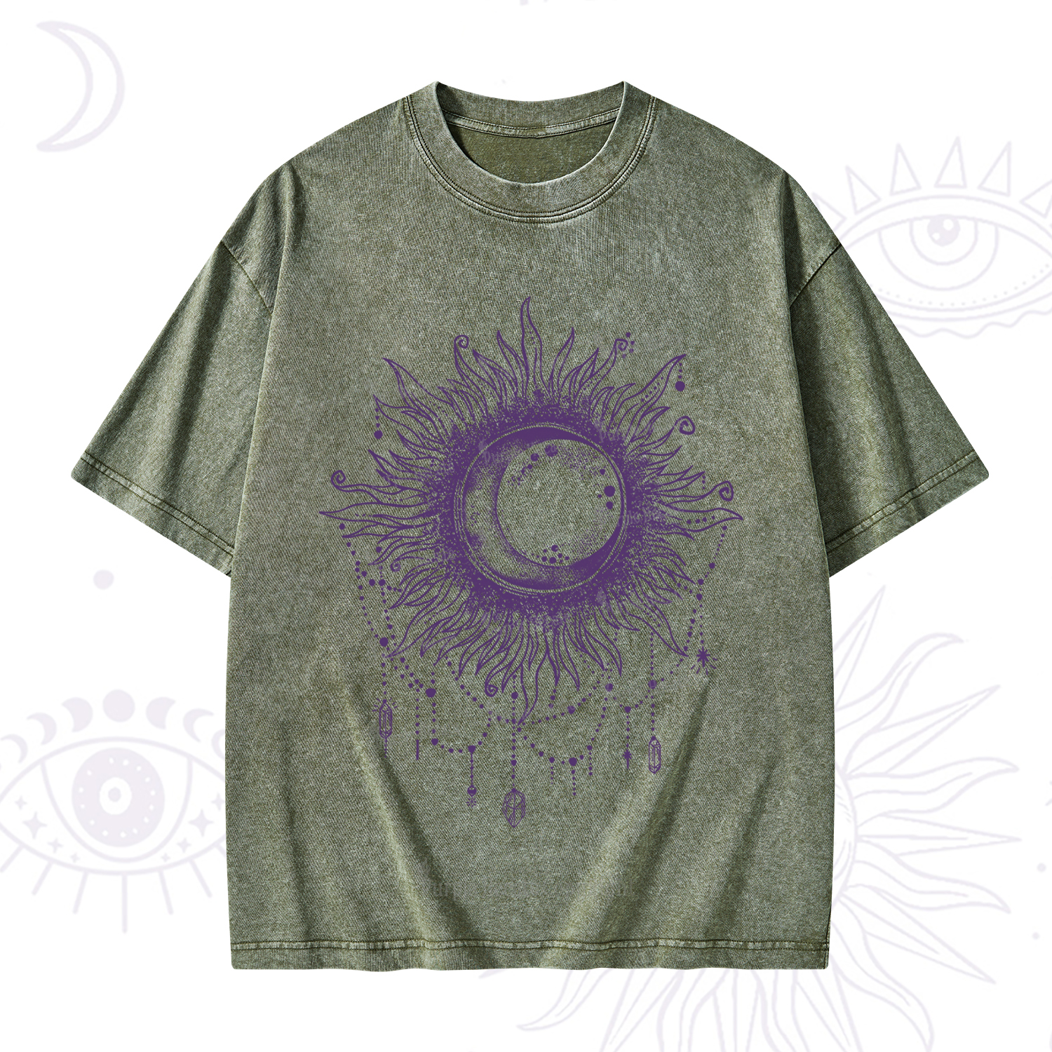 Purplehecate Starry Eye Washed T-Shirt