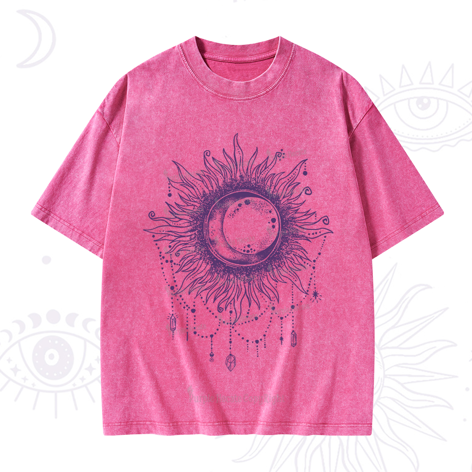 Purplehecate Starry Eye Washed T-Shirt
