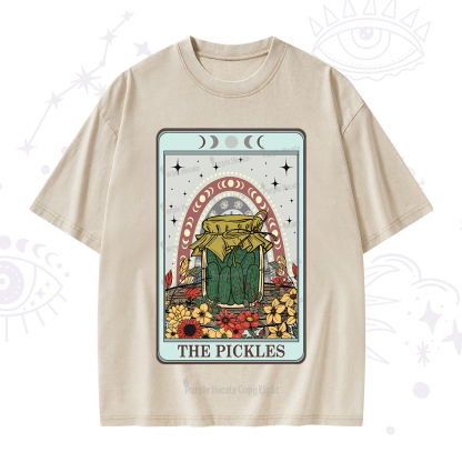 Purplehecate The Pickles Tarot Washed T-Shirt