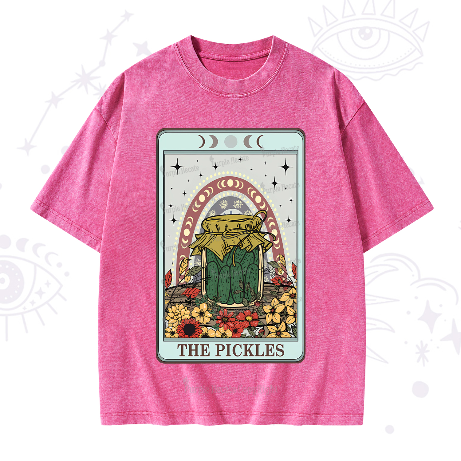 Purplehecate The Pickles Tarot Washed T-Shirt