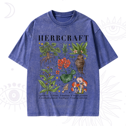 Purplehecate Magical Herbcraft Washed T-Shirt
