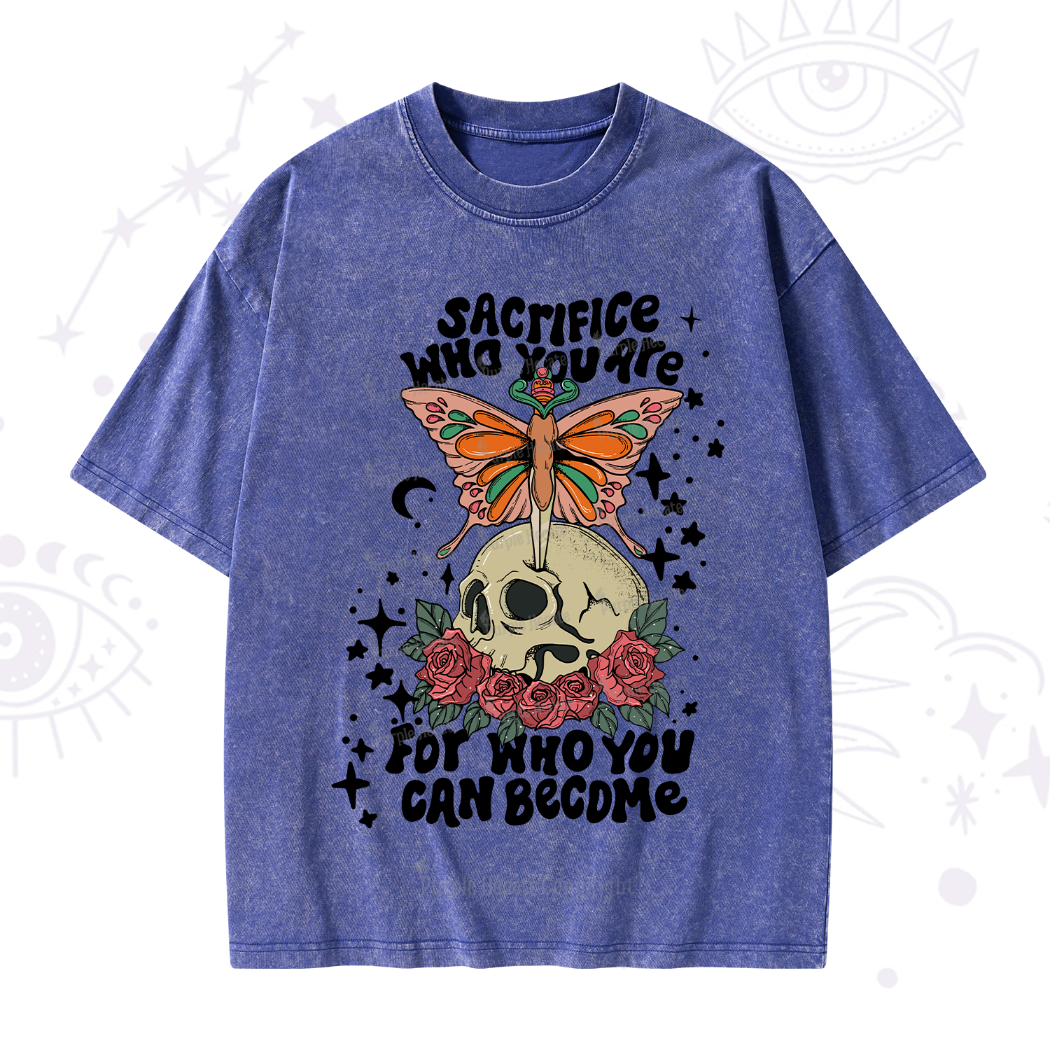 Purplehecate For Who You Can Become Washed T-Shirt