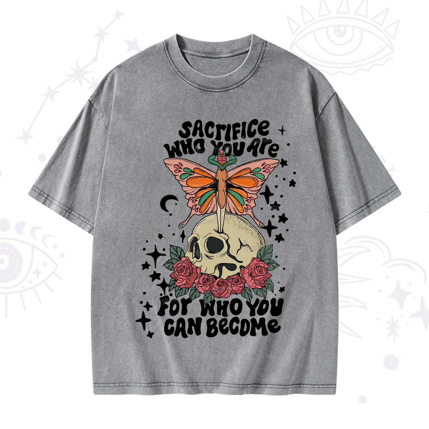 Purplehecate For Who You Can Become Washed T-Shirt