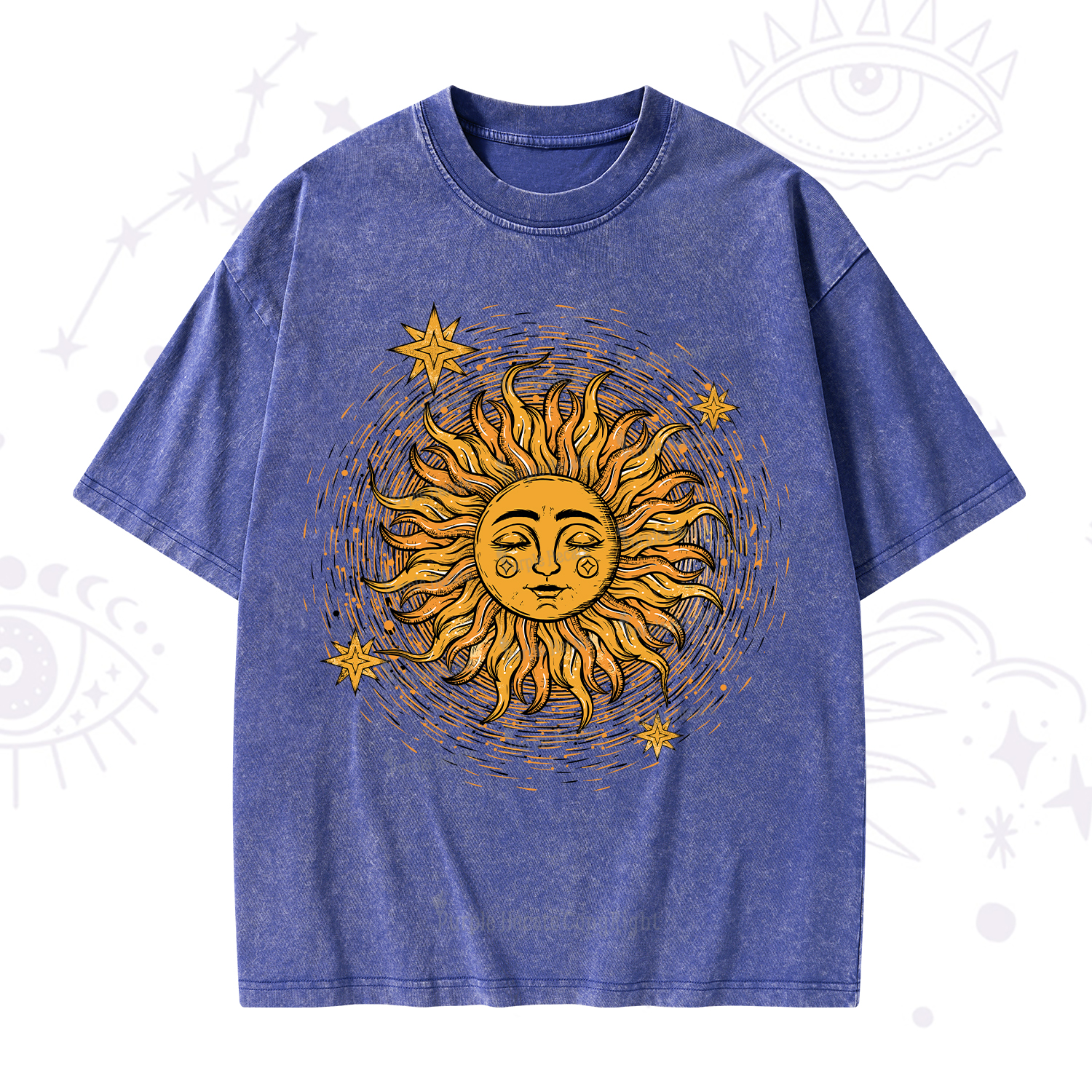 Purplehecate Celestial Sun Washed T-Shirt
