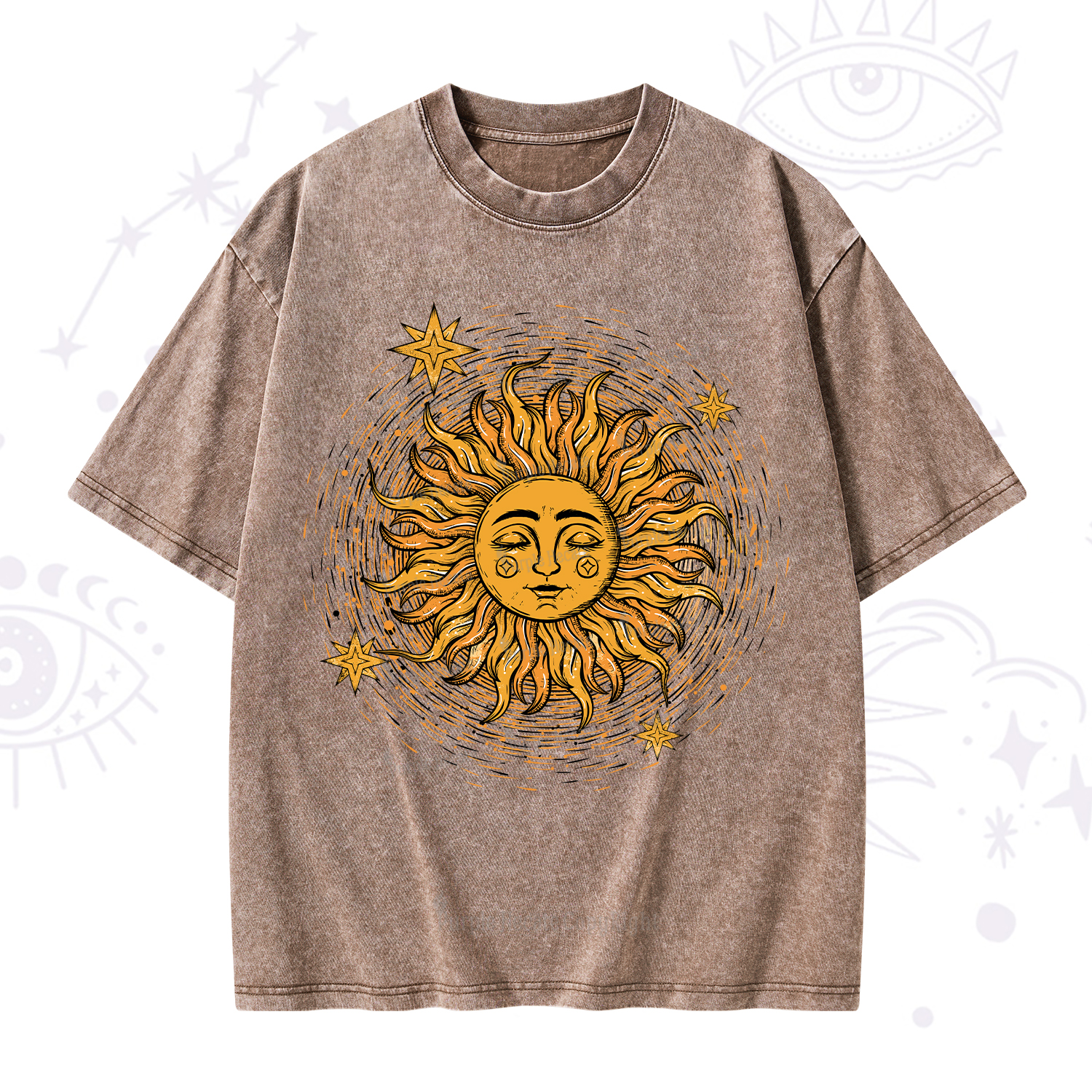 Purplehecate Celestial Sun Washed T-Shirt