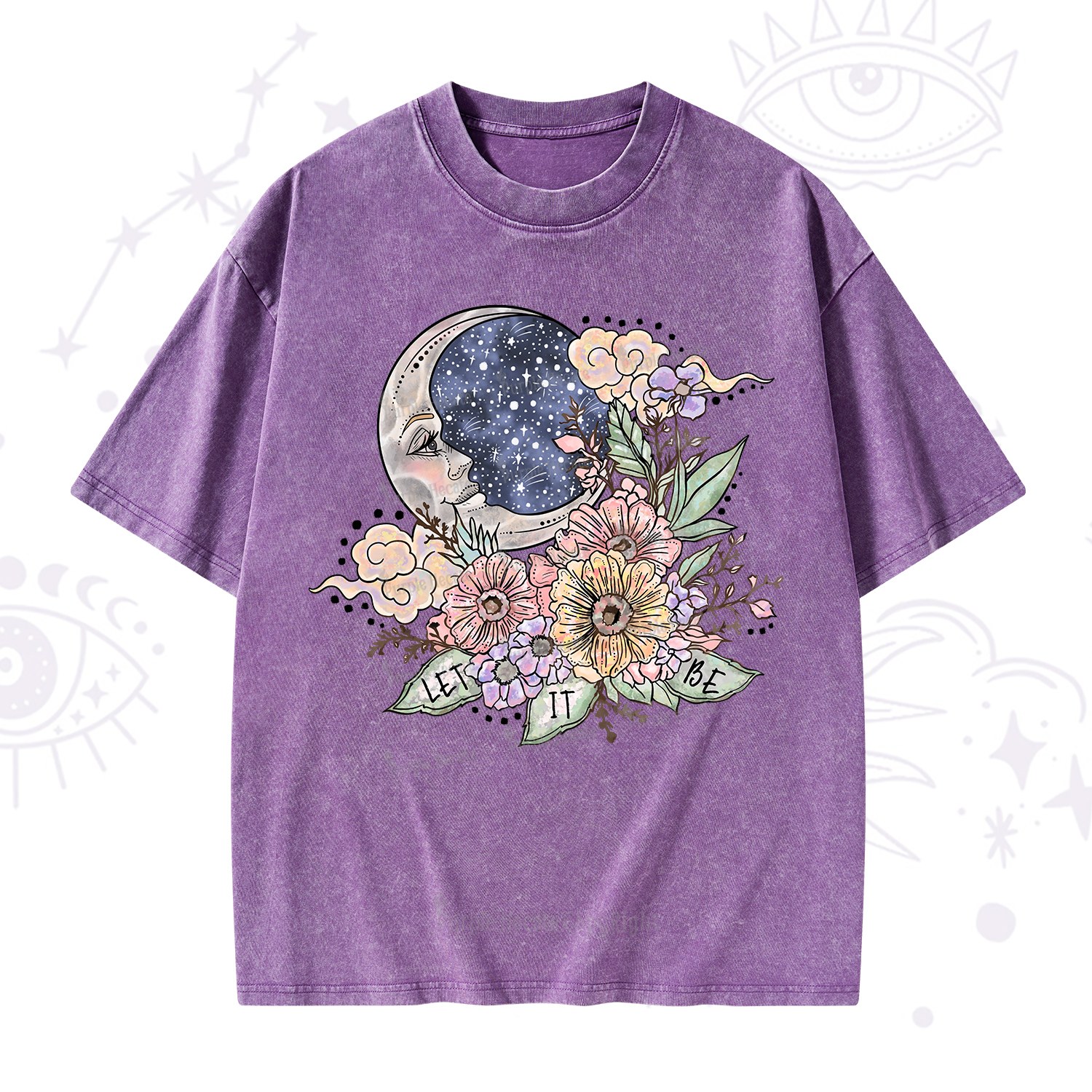 Purplehecate Let It Be Washed T-Shirt