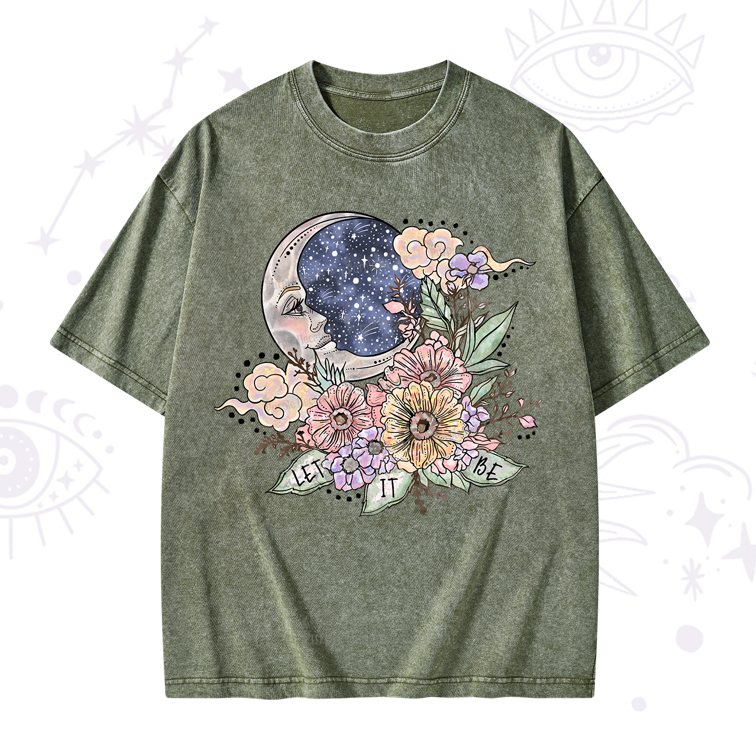 Purplehecate Let It Be Washed T-Shirt