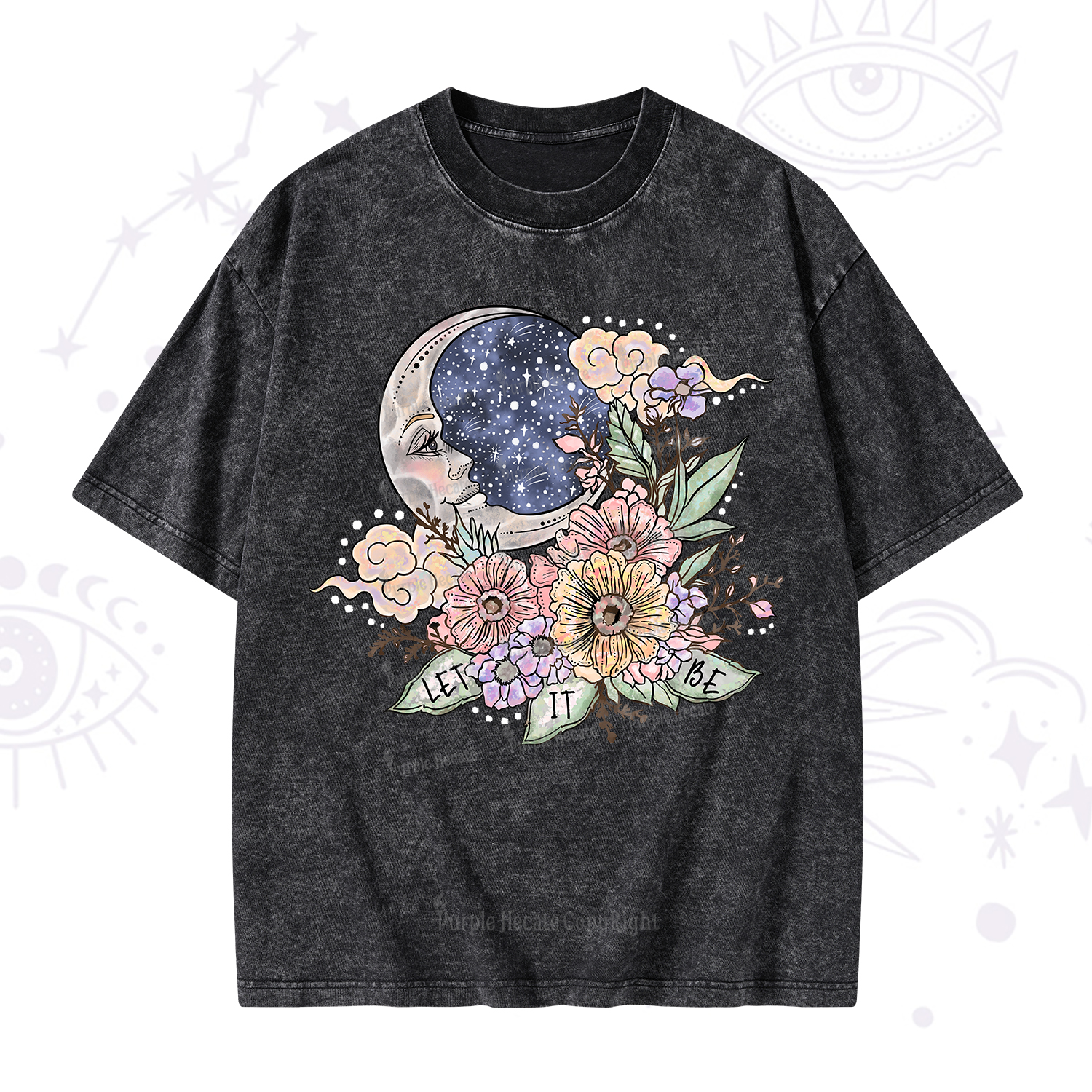 Purplehecate Let It Be Washed T-Shirt