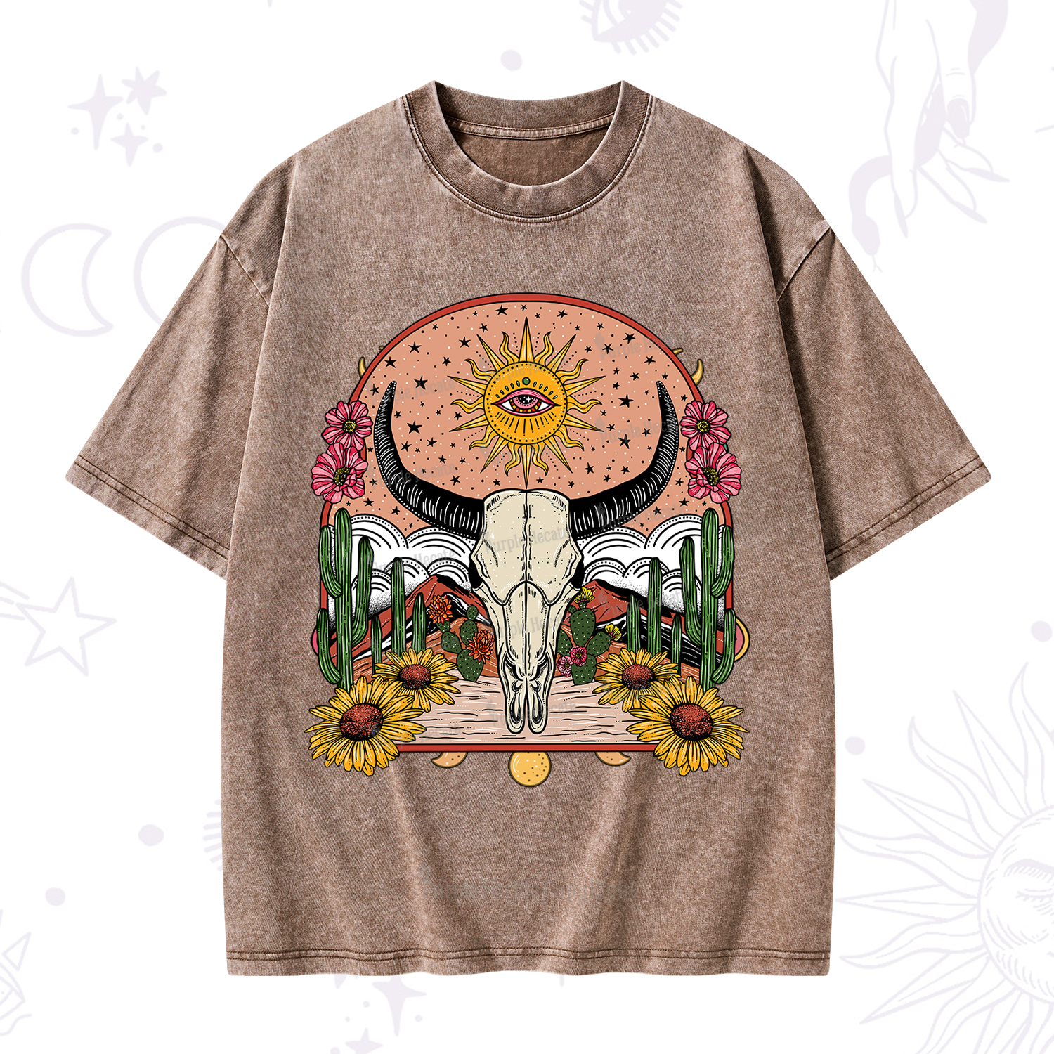 Purplehecate Desert Bloom Washed T-Shirt