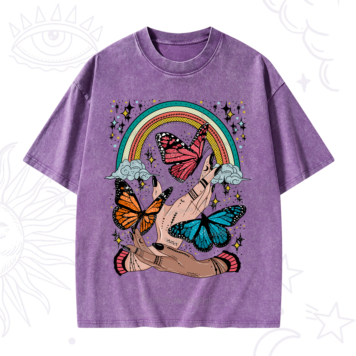 Purplehecate Metamorphoses Washed T-Shirt