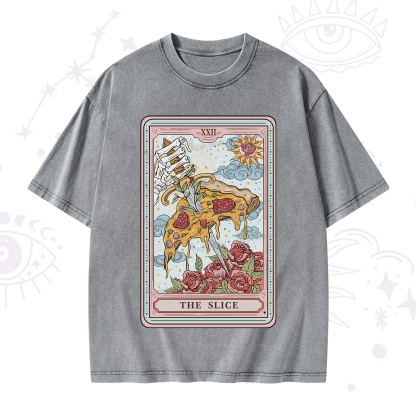 Purplehecate The Slice Tarot Washed T-Shirt
