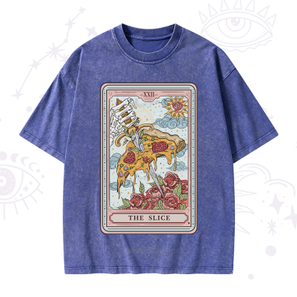 Purplehecate The Slice Tarot Washed T-Shirt