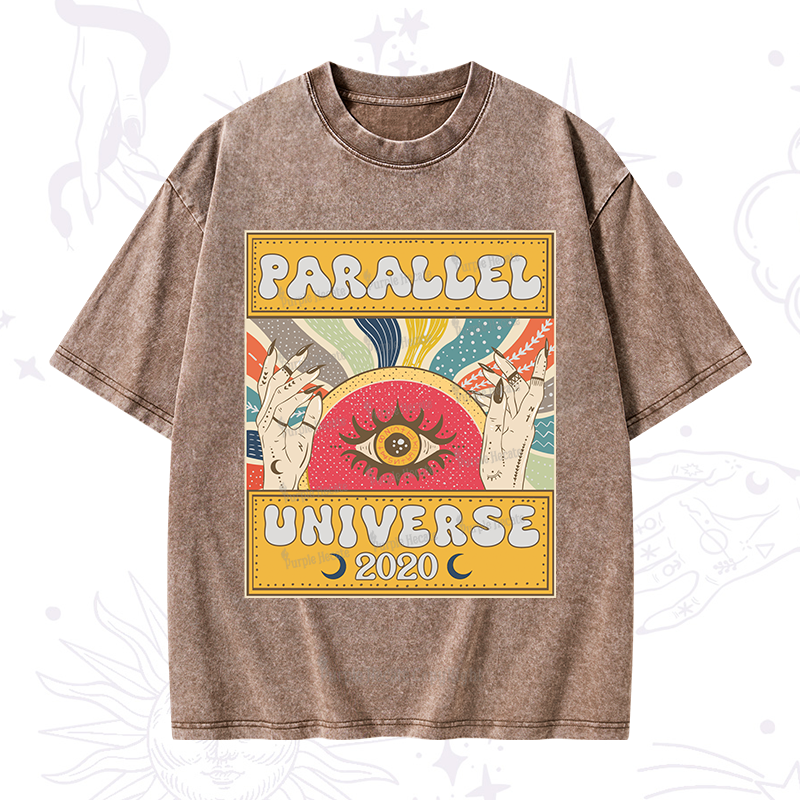 Purplehecate Parallel Universe Washed T-Shirt