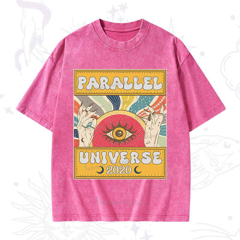Purplehecate Parallel Universe Washed T-Shirt
