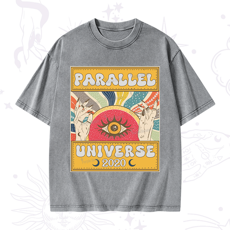 Purplehecate Parallel Universe Washed T-Shirt