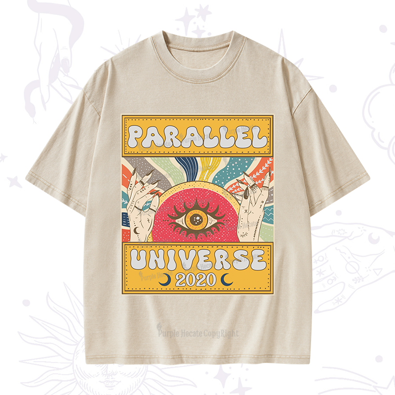 Purplehecate Parallel Universe Washed T-Shirt