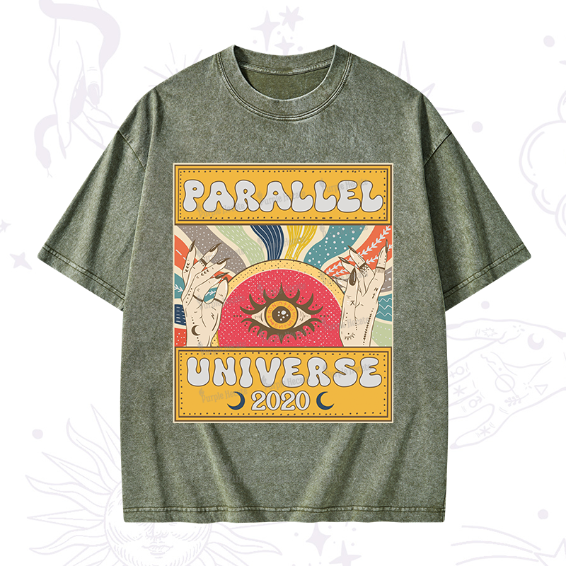 Purplehecate Parallel Universe Washed T-Shirt