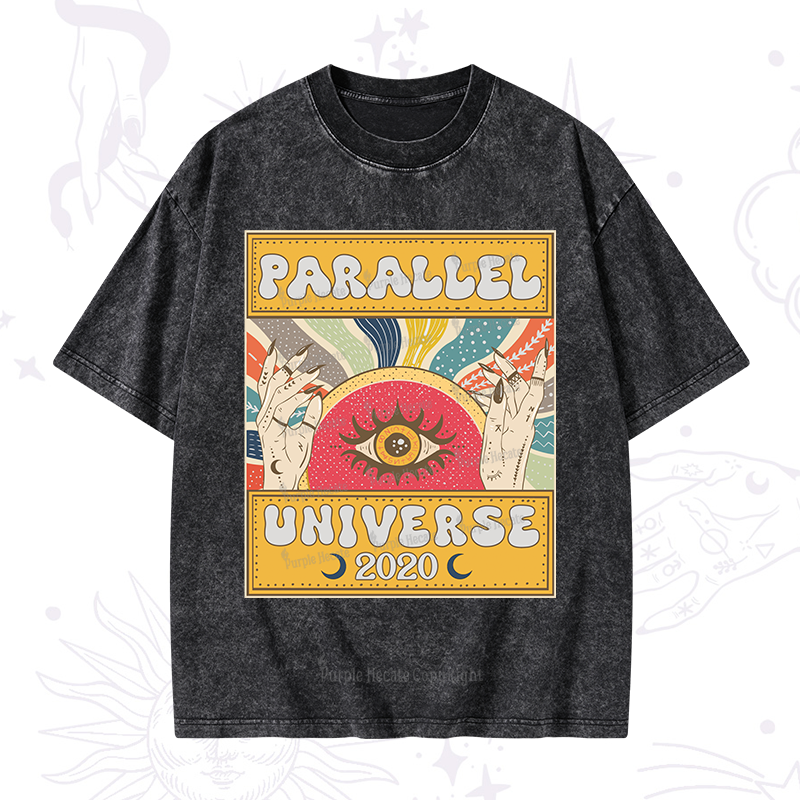 Purplehecate Parallel Universe Washed T-Shirt