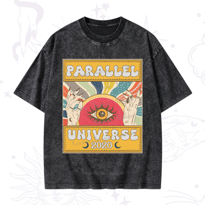 Purplehecate Parallel Universe Washed T-Shirt