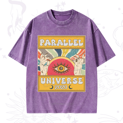 Purplehecate Parallel Universe Washed T-Shirt