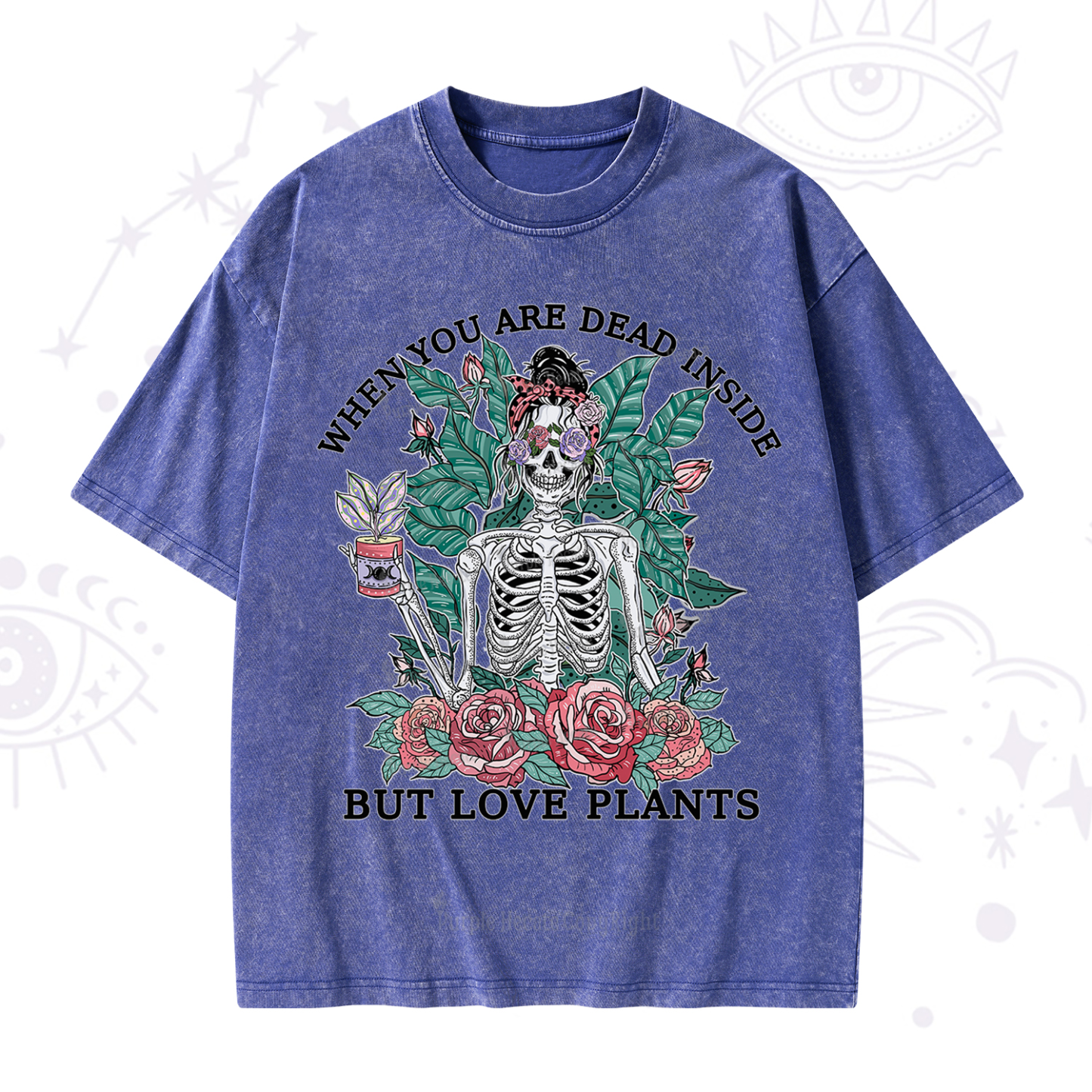 Purplehecate When You Dead Inside Washed T-Shirt