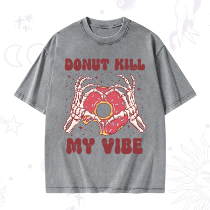 Purplehecate Donut Kill My Vibe Washed T-Shirt