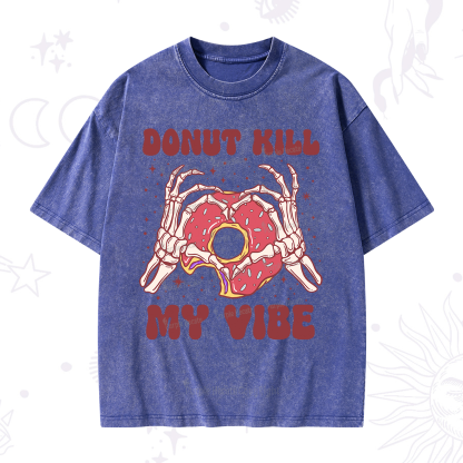 Purplehecate Donut Kill My Vibe Washed T-Shirt