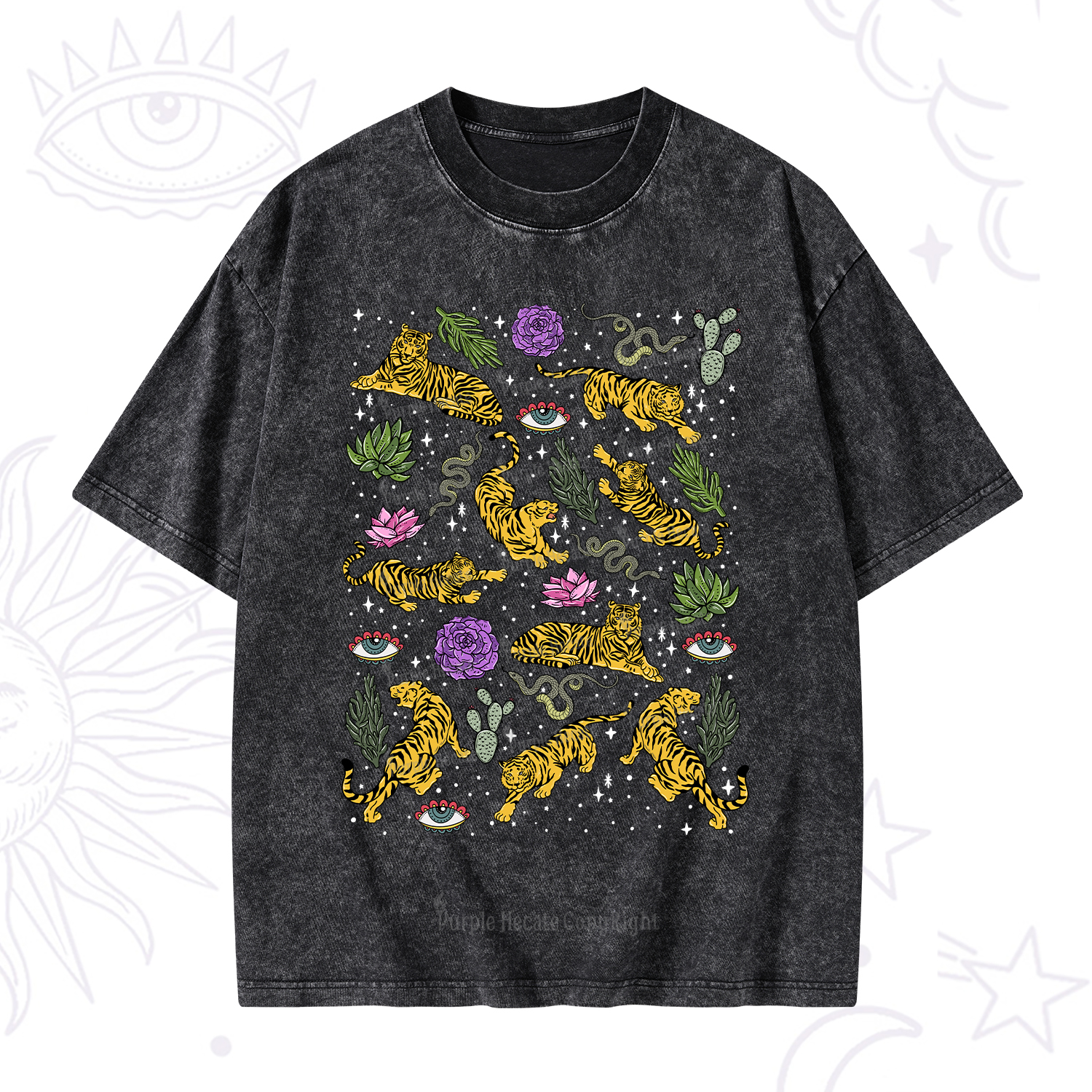 Purplehecate Desert Tiger Washed T-Shirt