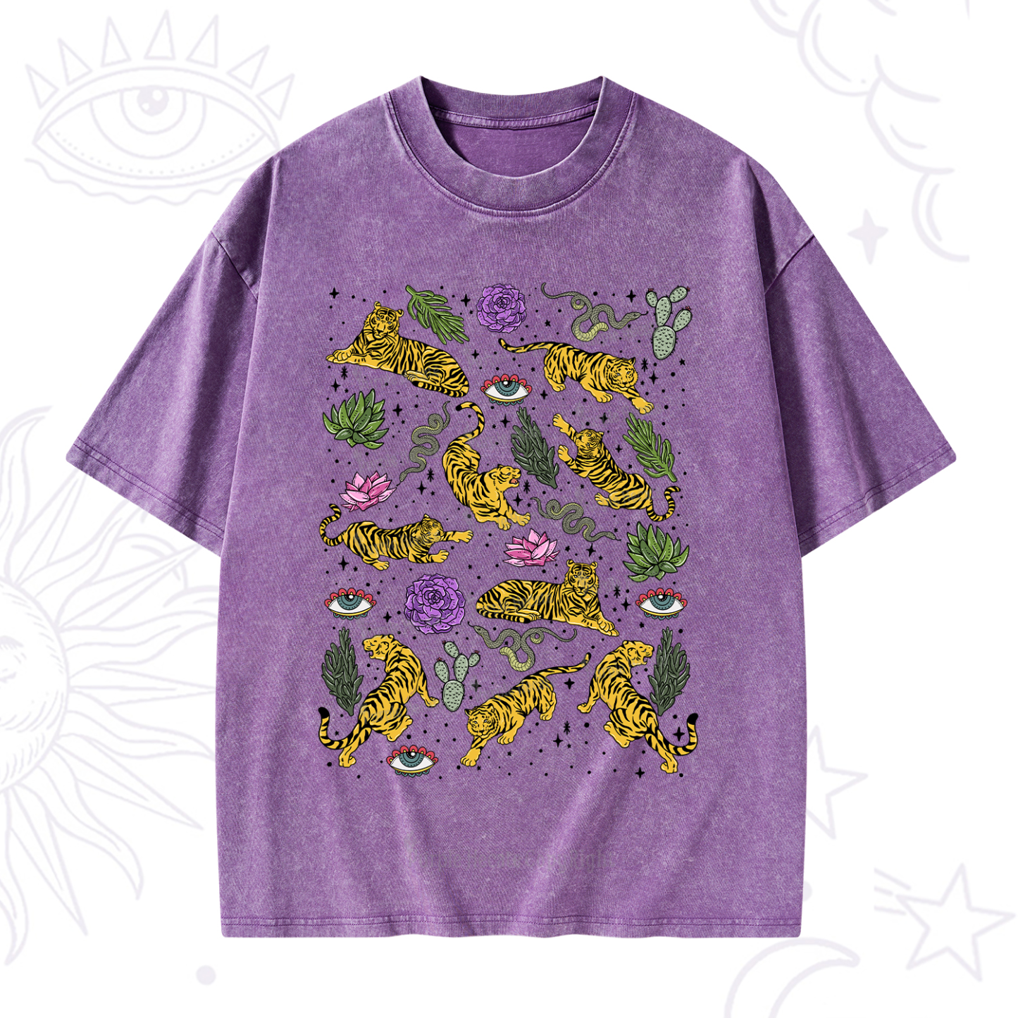 Purplehecate Desert Tiger Washed T-Shirt