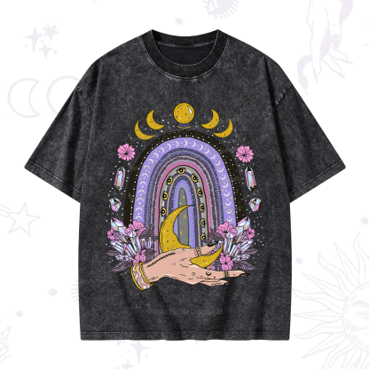 Purplehecate Magic Rainbow Washed T-Shirt