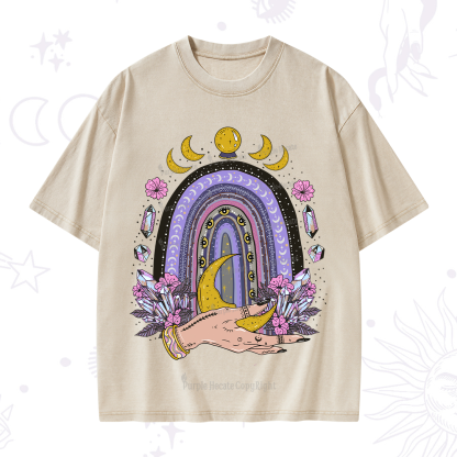 Purplehecate Magic Rainbow Washed T-Shirt
