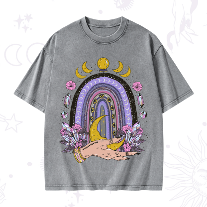 Purplehecate Magic Rainbow Washed T-Shirt