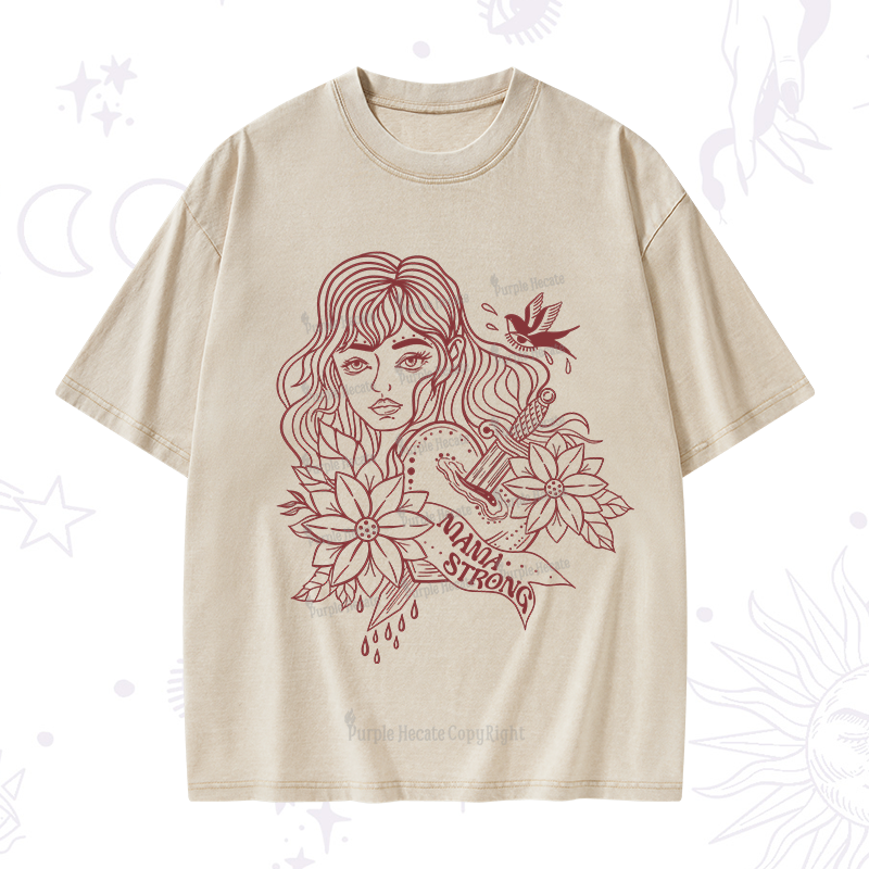 Mama Strong Washed T-Shirt