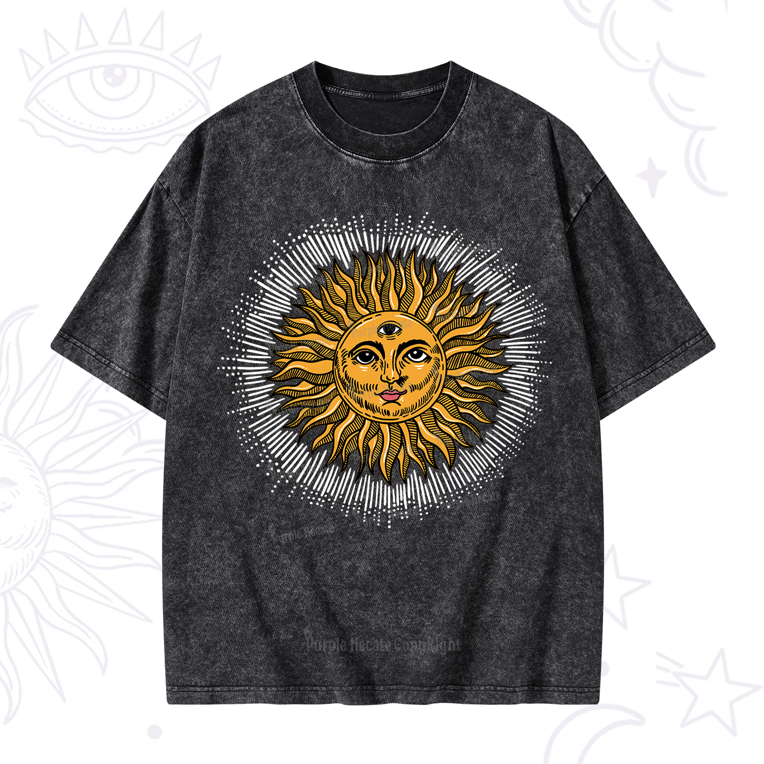 Purplehecate Sat Nam Washed T-Shirt