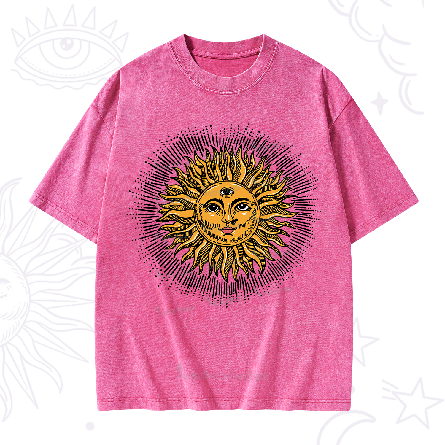 Purplehecate Sat Nam Washed T-Shirt