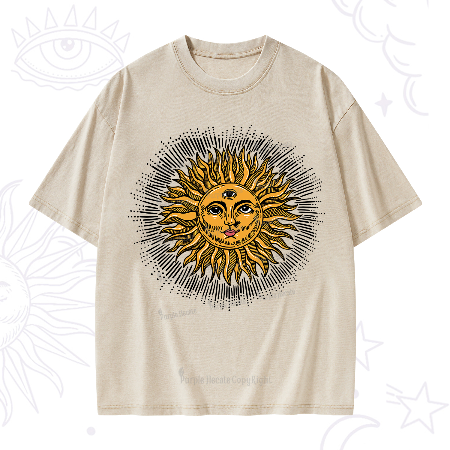 Purplehecate Sat Nam Washed T-Shirt