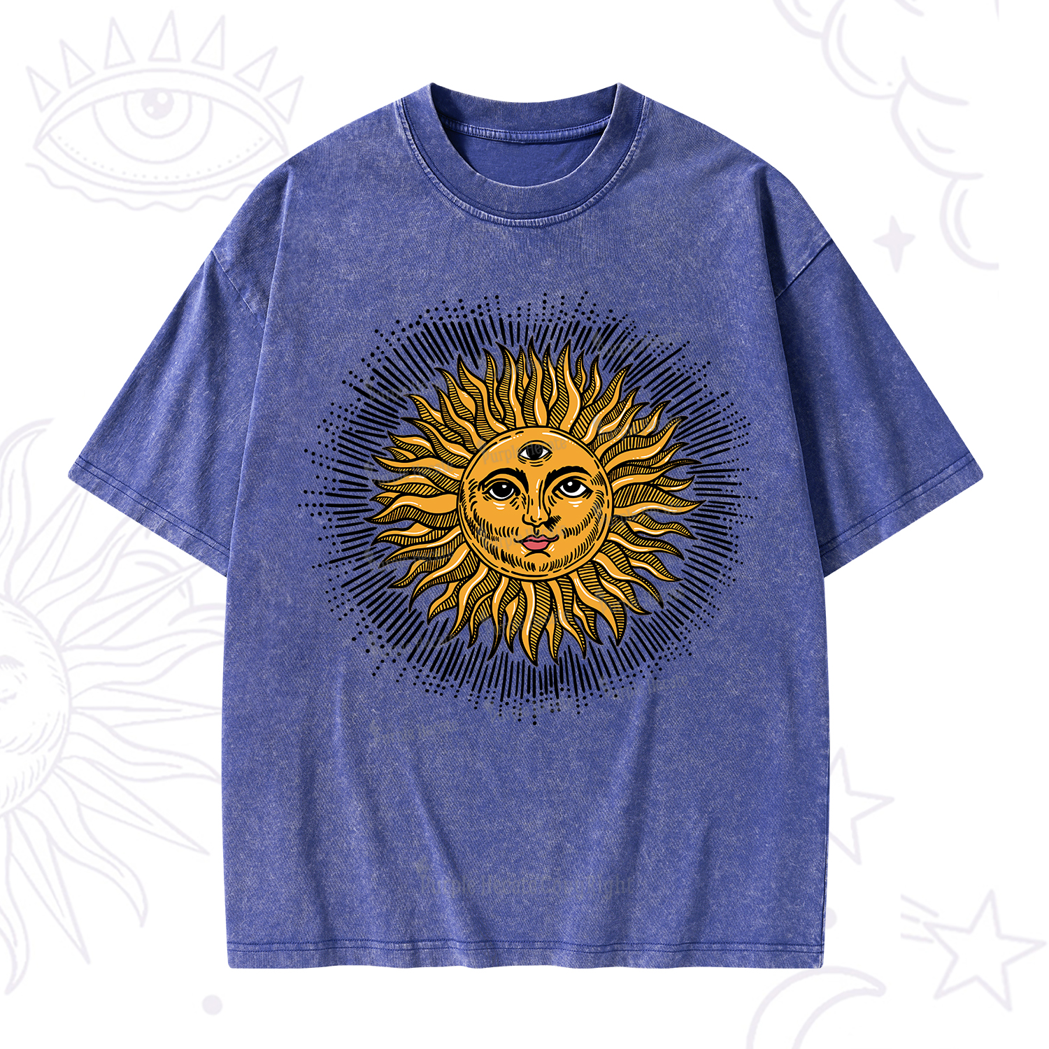 Purplehecate Sat Nam Washed T-Shirt