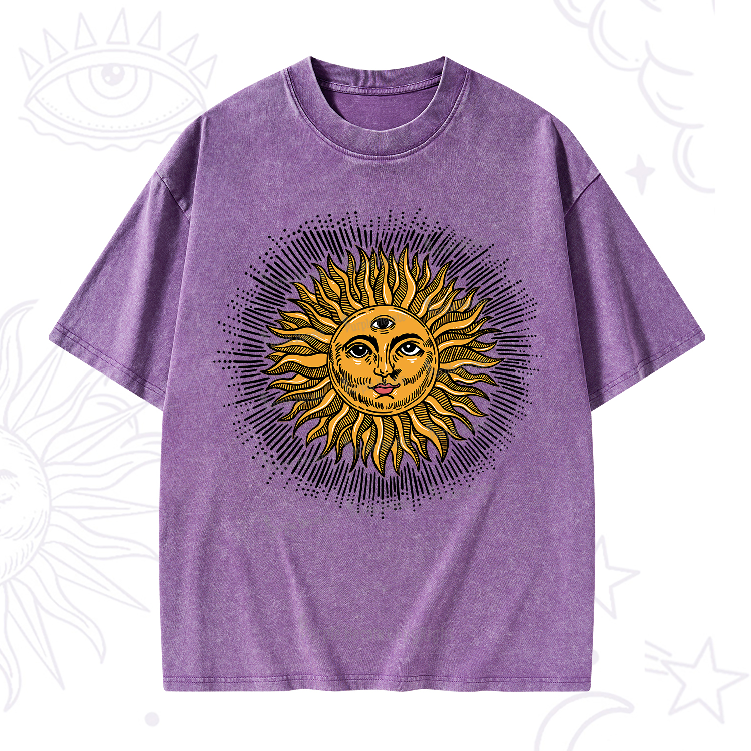 Purplehecate Sat Nam Washed T-Shirt