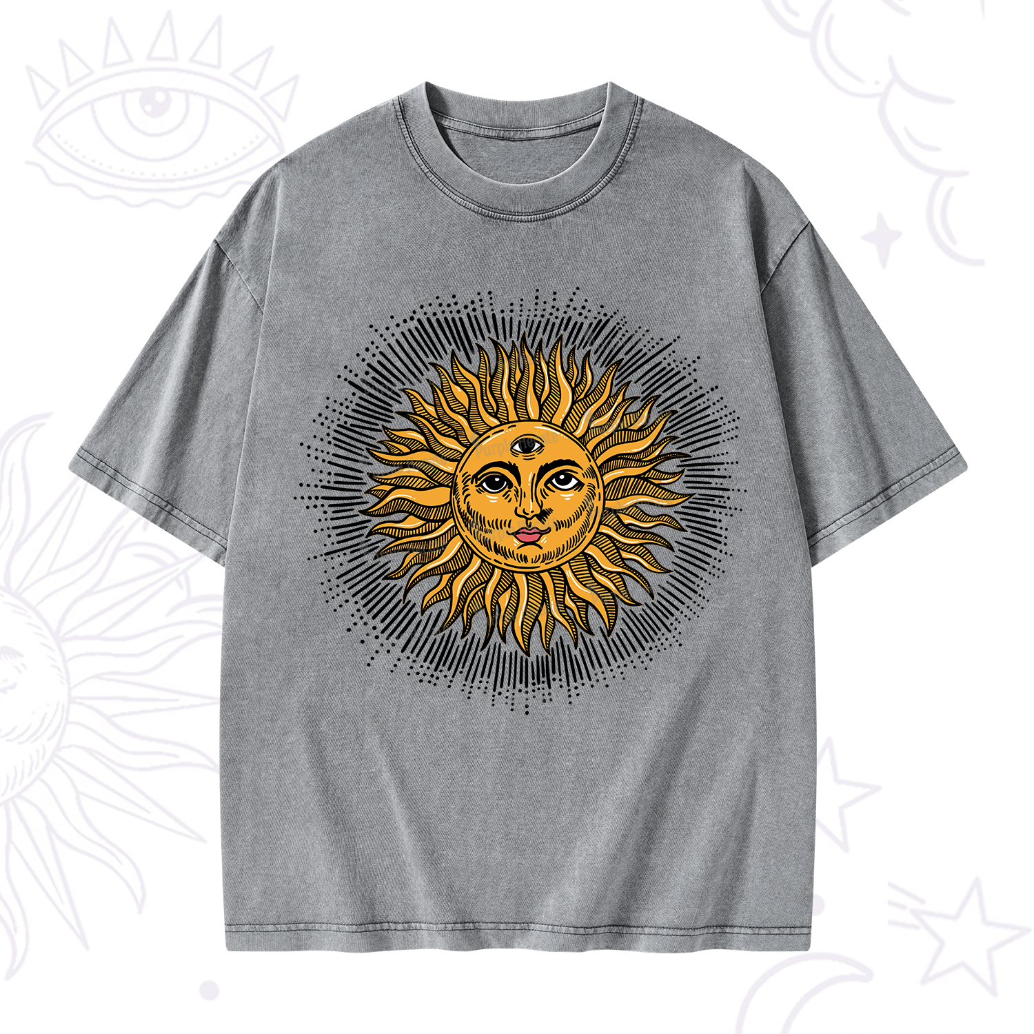 Purplehecate Sat Nam Washed T-Shirt