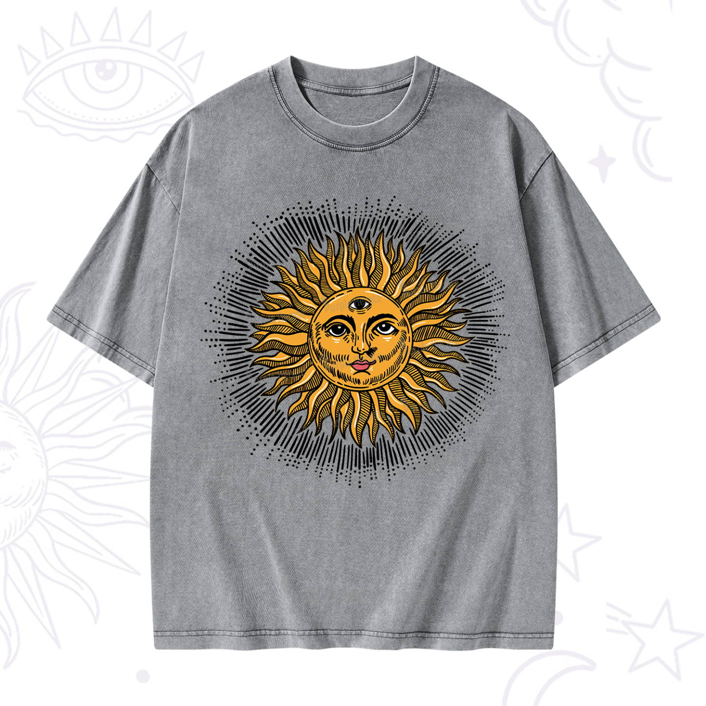 Purplehecate Sat Nam Washed T-Shirt