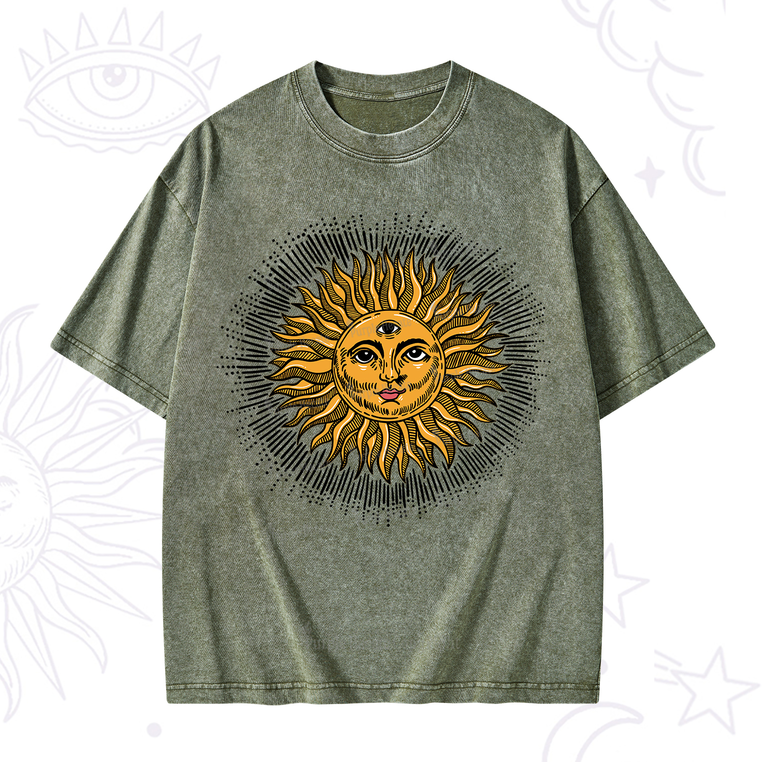 Purplehecate Sat Nam Washed T-Shirt