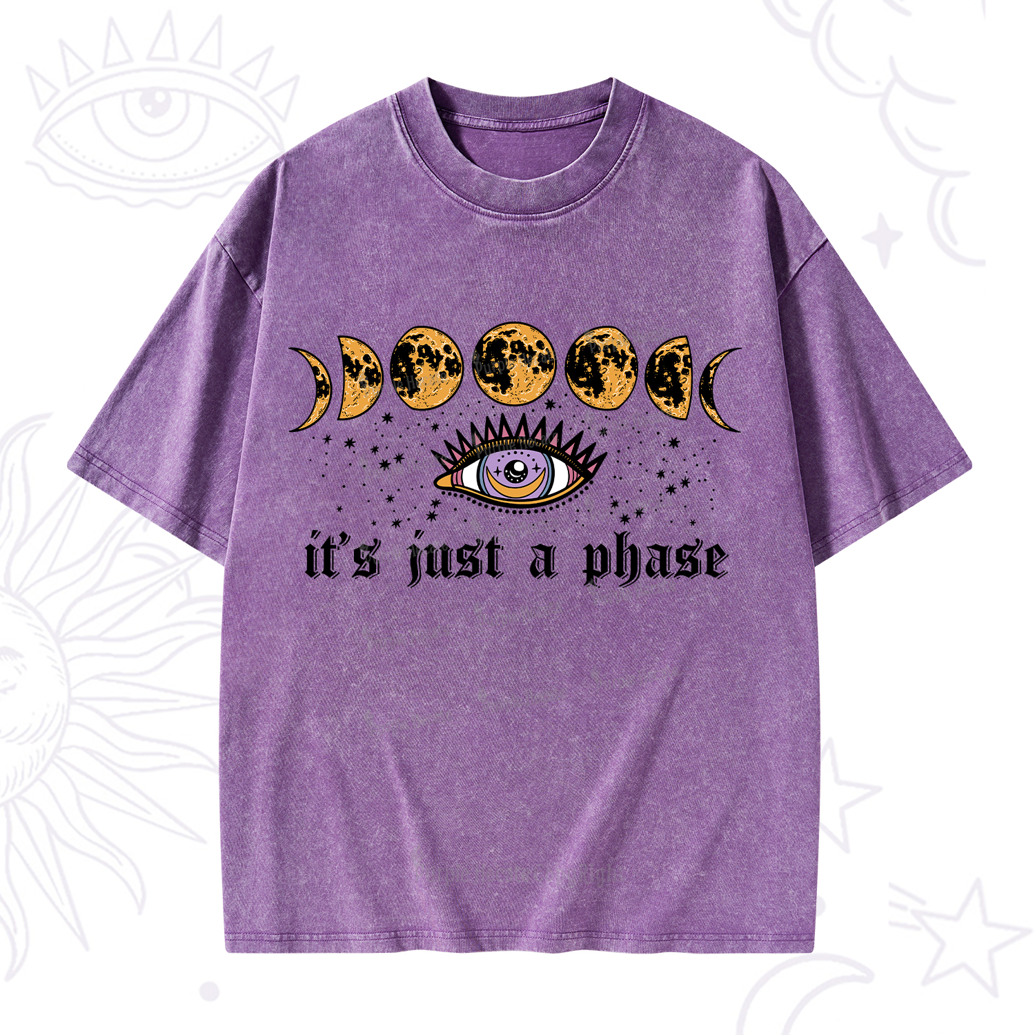Purplehecate It's Just A Phase Washed T-Shirt
