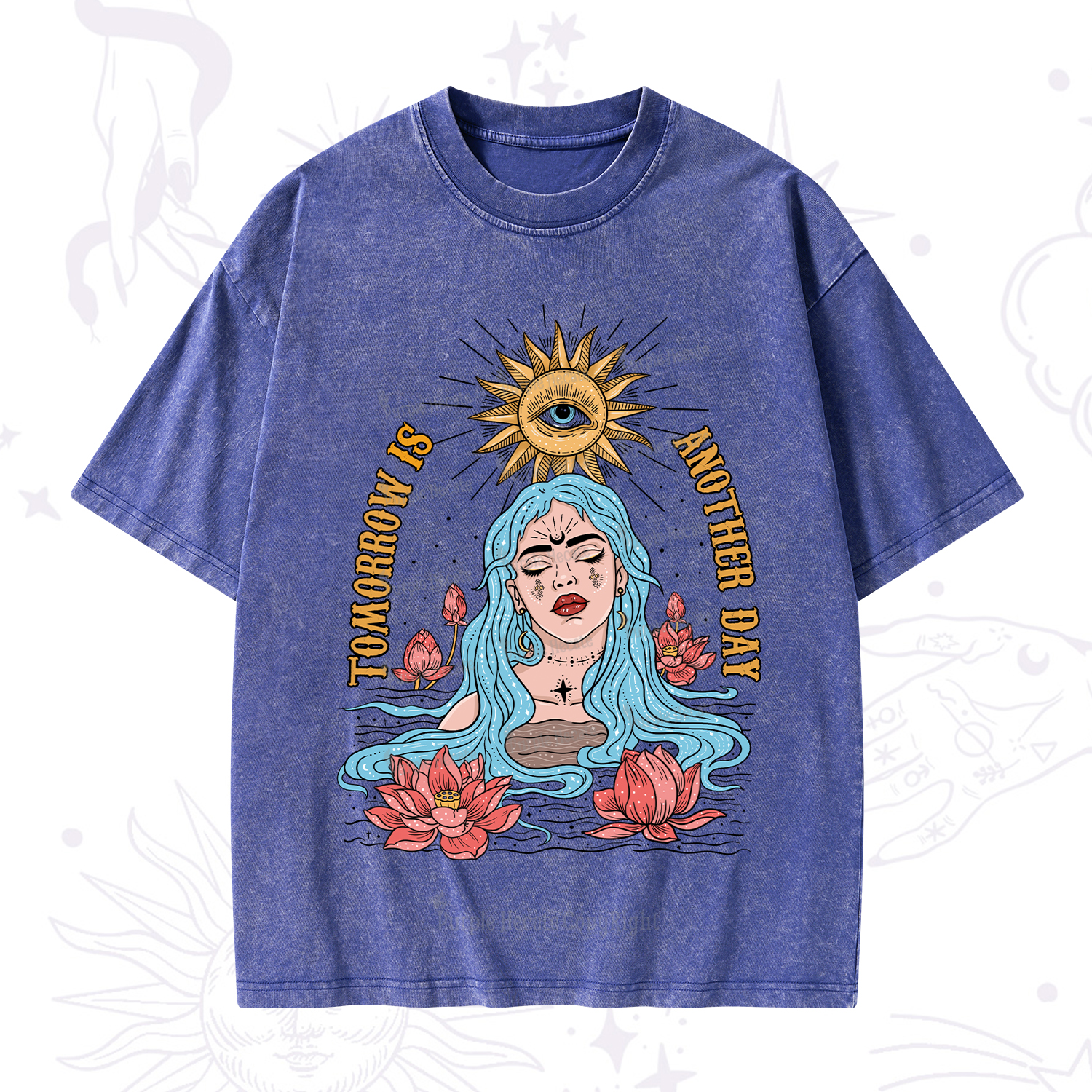 Purplehecate Tomorrow Is Another Day Washed T-Shirt