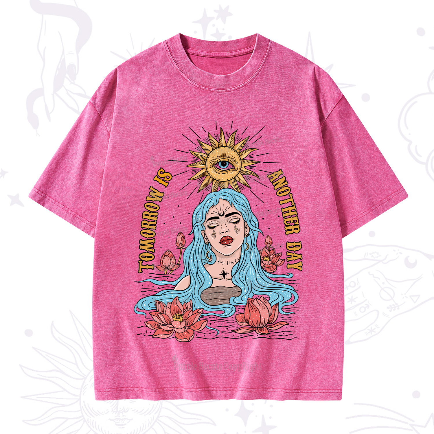 Purplehecate Tomorrow Is Another Day Washed T-Shirt